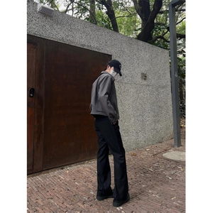 网络图现货复古简约短款翻领纯色百搭垫肩外套 RHT10-P78图片