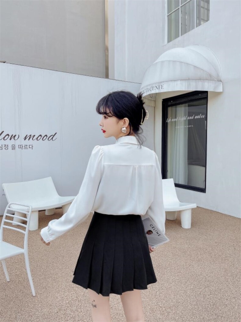 2022春季立体玫瑰花蝴蝶结小衫，其它，贻思茗