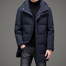 冬季男士连帽羽绒服中青年男装宽松90%白鸭绒保暖外套ZL7798-P305，男装羽绒服，星座1105-3