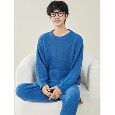新款休闲保暖时尚情侣套装家居服两件套TZ3151-P100，男装休闲套装，星座310B-3