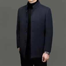 CKM23616钱塘2020-2商务休闲百搭冬季厚款中年男士毛呢外套P550，男装夹克，钱塘207-2