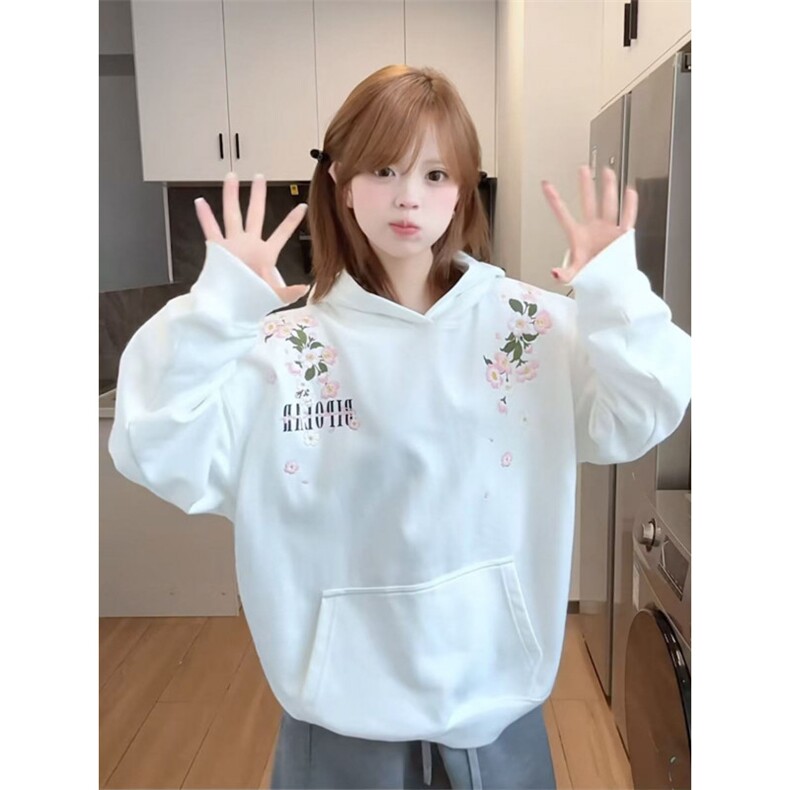 5422-P63好质量做工330克#原版压线+刺绣+大版型情侣卫衣薄款,女装卫衣/绒衫,星座617A-2