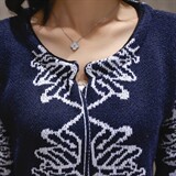 时尚百搭长款针织开衫女秋季新款韩版修身显瘦外套毛衣外穿薄款，女装针织衫/毛衣，深水步