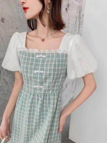 2021年夏季新品韩版连衣裙，女装连衣裙，圣伊敏