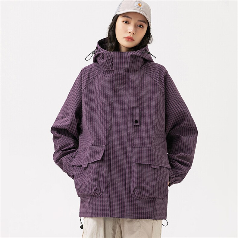 秋季户外连帽夹克男外套男女同款DSA157B-JK7811-P75,男装夹克,电商A157B