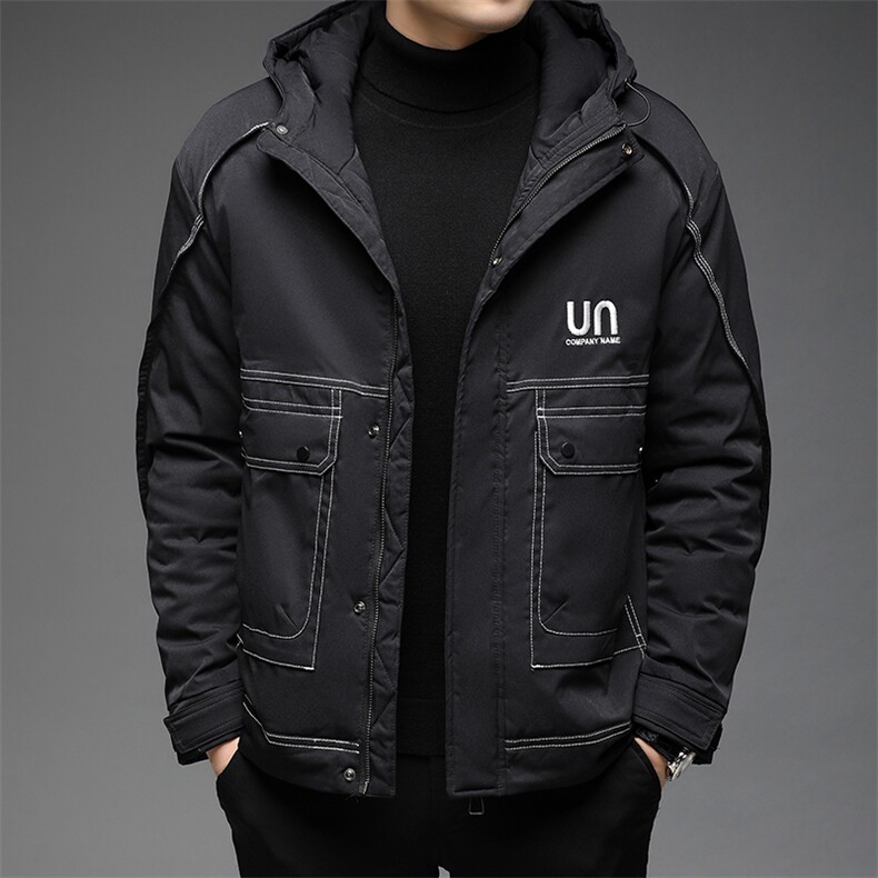 男士中年立领羽绒服休闲商务保暖加厚外套爸爸装男BJY08178-220,男装羽绒服,电商B212（原钱塘6029）