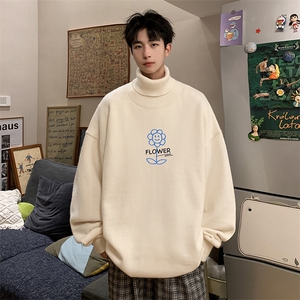 控68高领毛衣男士大码内搭毛线衣男 GM45274-P45加绒款-P65图片