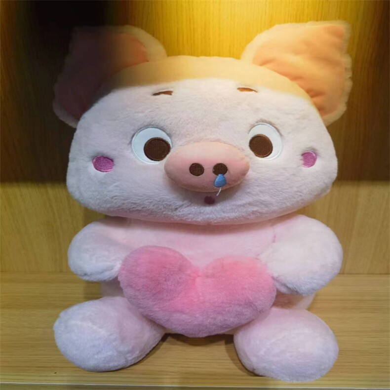 抱心猪，亿卡萌毛绒玩具