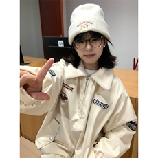 情侣装韩版摇粒绒棉服冬季保暖棉衣夹克厚外套N8015-P85网图，男装夹克，电商B245