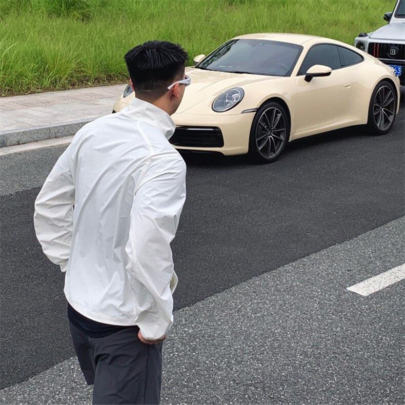 春夏款高品质冰感速干防晒服男女休闲户外运动外套透气机能风夹克,男装防晒衣,电商A443
