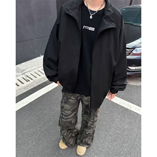 夹克男士韩版潮流宽松百搭帅气2024冬季新款ins外套W6233-P55，男装夹克，星座412-2