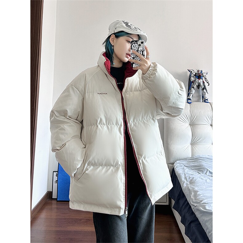 冬季新款港风潮牌男女立领保暖棉服面包服 XZ213-7366-P108控128图片