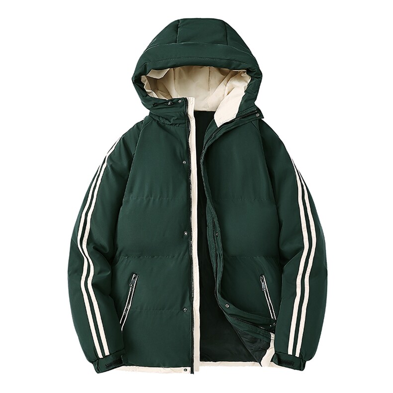 2025冬季两条杠棉衣羽绒棉服百搭情侣棉衣外套男1018-758-P48，男装棉衣，星座1018