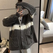 渐变大开衫，其它，XTZ style