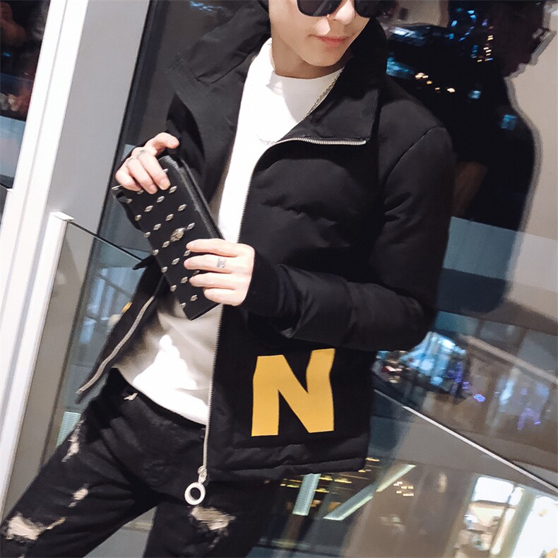 A313-M100-P145冬季外套男社会小伙男士棉衣棉袄加厚棉服短款,男装棉衣,电商A313