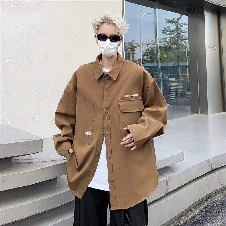 男春季新款长袖衬衫外套CK645P38,男装衬衫,星座1116-2