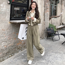 春现-拼色小香风减龄气质裙裤外套套装B190-2821-P160-K228，女装套装/套裙，2B190