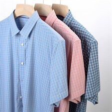 F-PD2213男式2023年夏季新款衬衫男短袖休闲衬衣P60，男装衬衫，电商B360