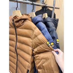 高品 户外轻量胶囊旅行家无缝压胶连帽棉服棉衣男女 A1224-P115图片