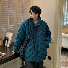 1定制面料棉衣男港风半高领棉服男外套男8707P125控168，男装棉衣，星座226-2