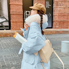 大货25冬90白鸭绒奶fufu三色韩版羽绒服2D116-7276-P365K498，女装羽绒服，2D116