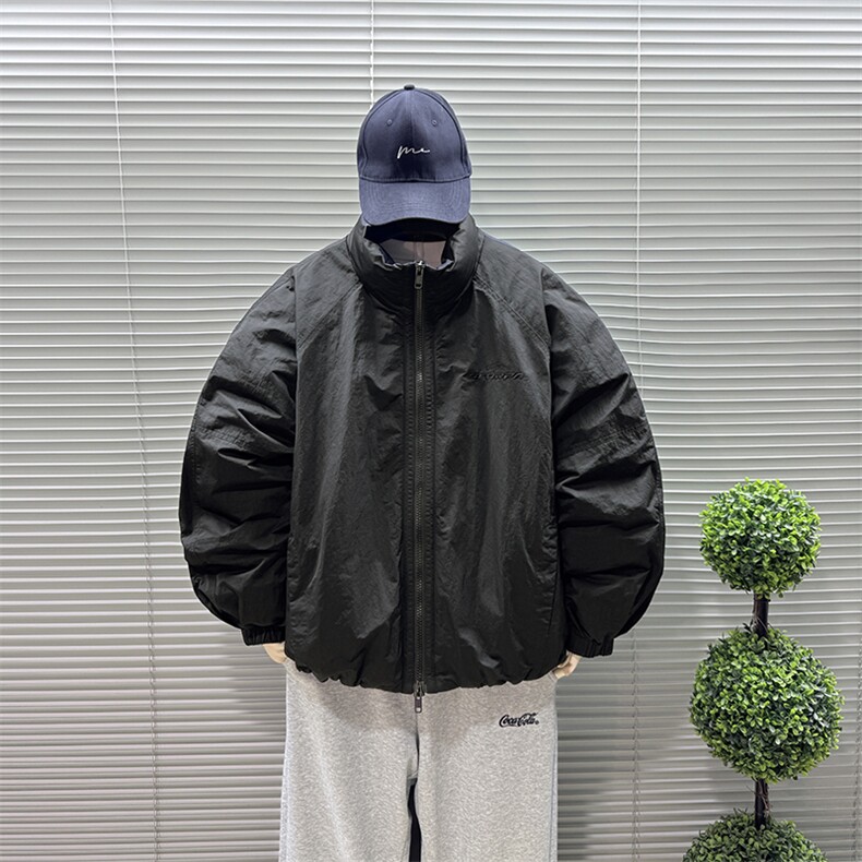 2025新标90白鸭绒冬季立领高品质刺绣羽绒服保暖外套8608-P340，男装羽绒服，钱塘708(原3018)