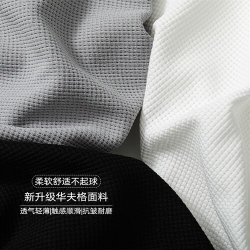 直播2023夏款大码华夫格翻边搭扣格子短裤男七分裤K23863-P35图片