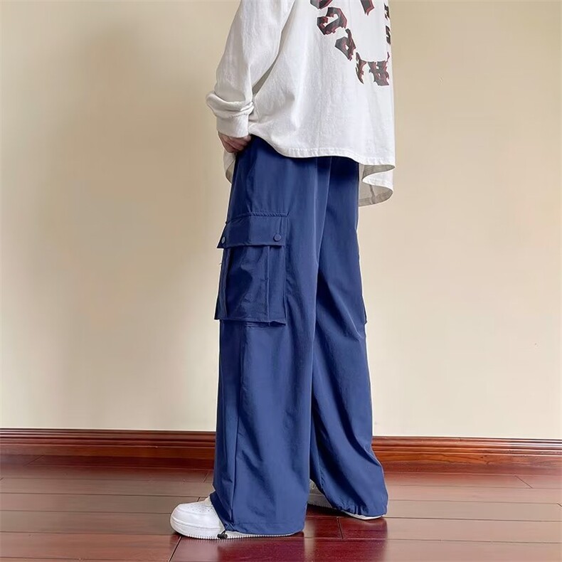 美式潮牌子工装裤男新款高街vintage机能风休闲长裤GK95P40,男装休闲裤,星座1116-2