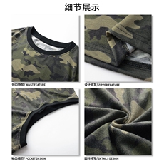 韩式百搭复古宽松ins休闲上衣迷彩运动坎肩工装纯棉背心HY572TP28，男装T恤，电商A102B