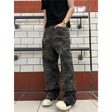 【008】百搭设计感ins牛仔裤A079-K766-P44，男装牛仔裤，电商A079