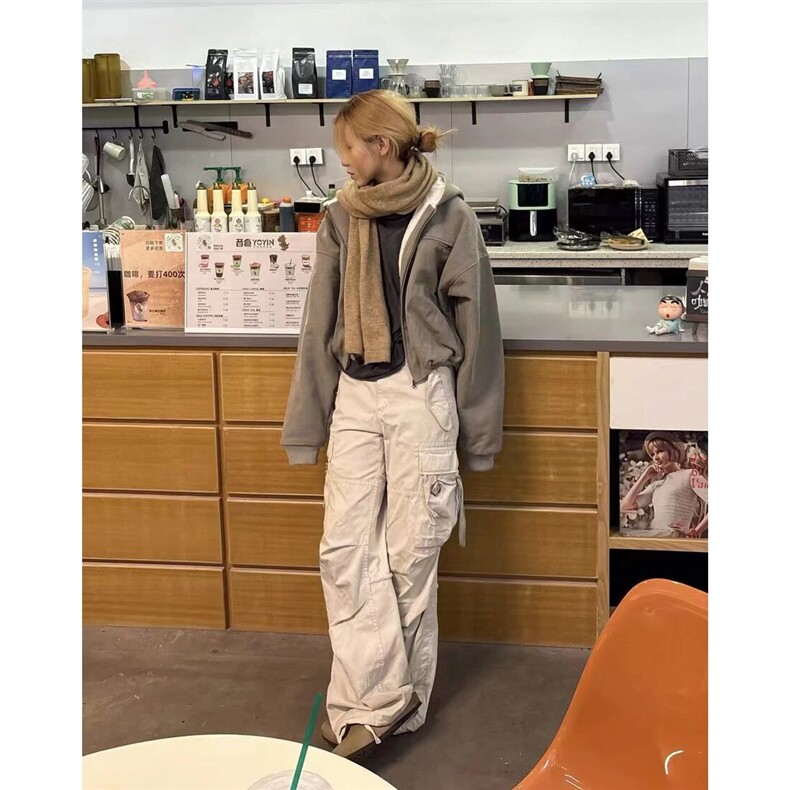 网拉链连帽牛仔棉衣外套男女春秋冬季加厚工装夹克棉服B103-P158,男装夹克,星座910-1