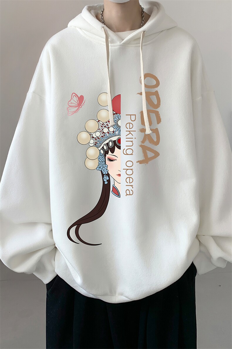 连帽卫衣男大码运动服帽衫外套WY2161-P35加绒款-P40,男装卫衣,电商A040