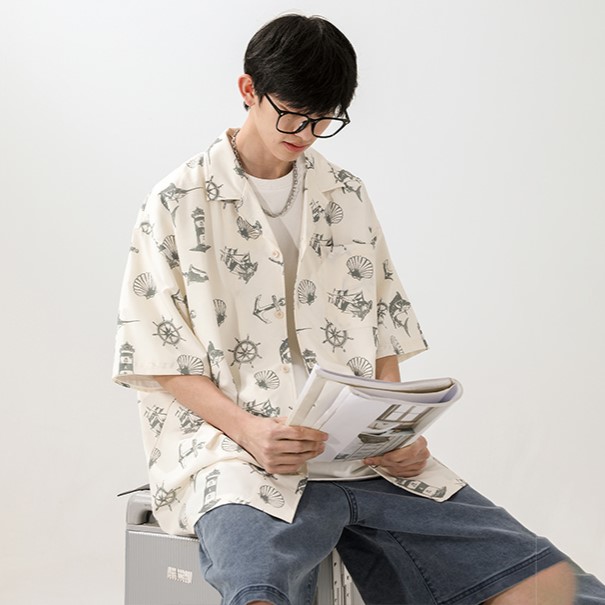 特P28无差价新款夏季时尚百搭衬衫-HC2208无影墙现货1,男装衬衫,电商A003