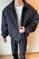 秋冬新款港风大码日系翻领保暖棉服外套男XZ213-MF10-特P68控128，男装棉衣，星座213