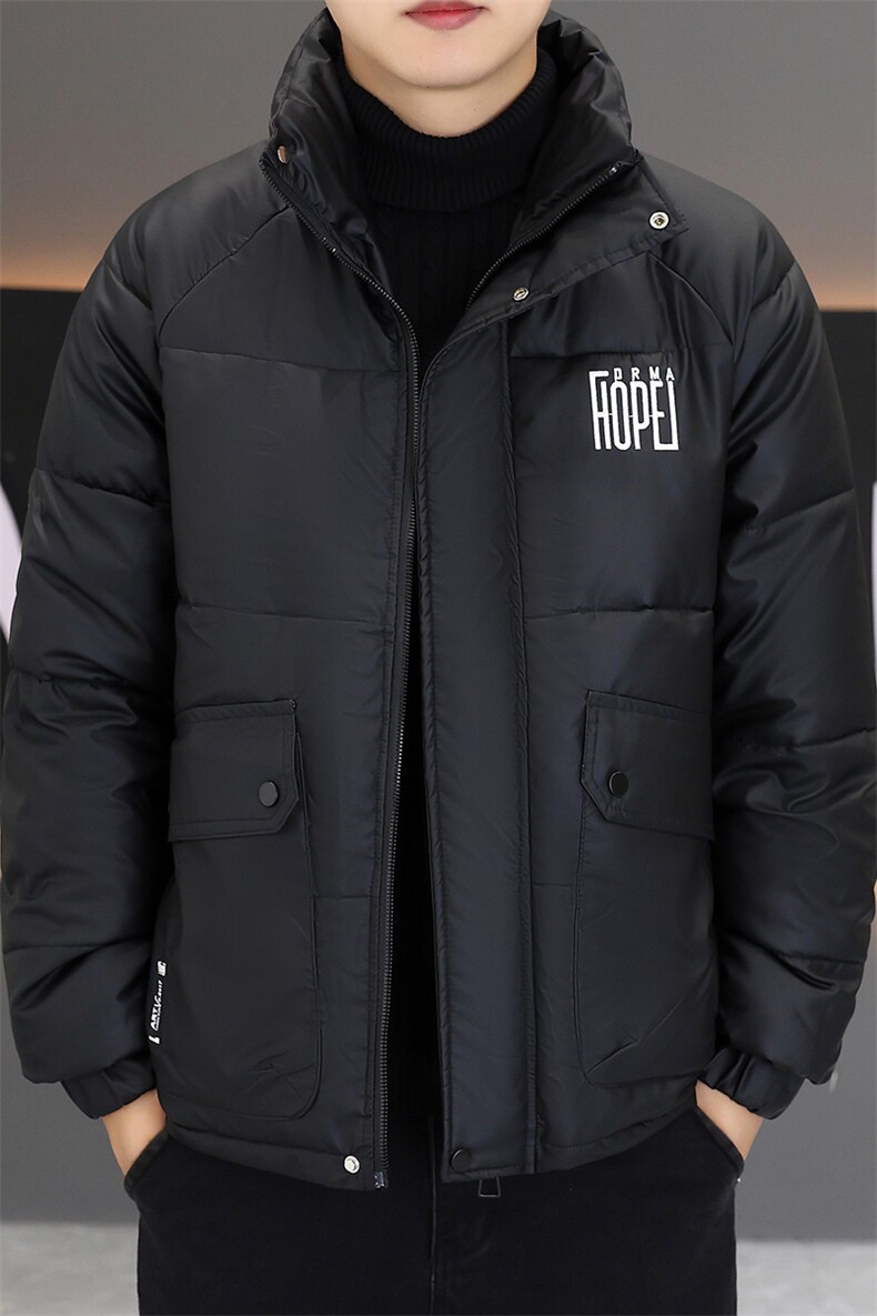冬季加厚棉衣男休闲时尚立领刺绣棉衣潮流棉服外套M927-P110,男装棉衣,星座310B-3