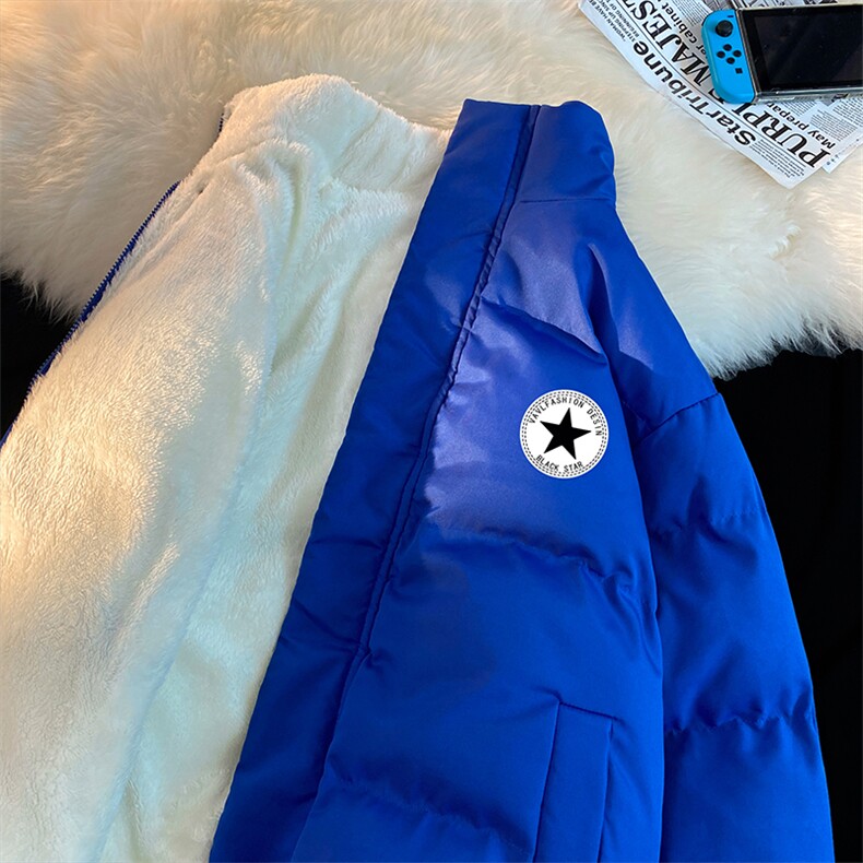 2025冬季新款棉衣加绒加厚简约百搭棉服潮XZ102A-4-MY1031-P75,男装棉衣,星座211-2