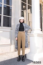 ?#16365 秋冬爱焦糖色~ 优质呢料，垂顺柔软，，其它，都市米兰