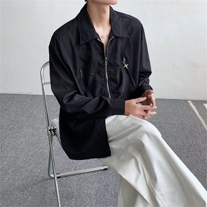 青春流行男夹克文艺潮外套CW1036P42图片