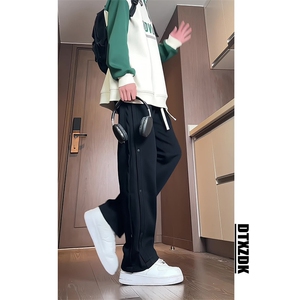 【现货】抖音品质  春款美式休闲裤直筒卫裤男长裤K9058-P65控78图片