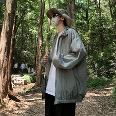 冰丝透气防晒衣男女夏季轻薄款2023新款防晒服宽松外套F096-P40，男装夹克，星座308B-2