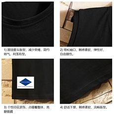 BX25061-P20港风运动汗背心男大码汗衫男无袖T恤男砖墙挂拍，男装T恤，电商A040A