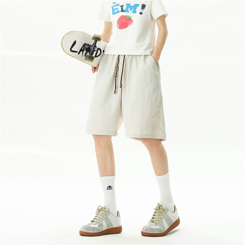 夏季薄款速干五分冰丝休闲短裤DK058无影墙锦纶(S-2XL)TP22,男装休闲裤,电商A088