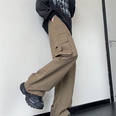常年备货款男宽松直筒高街潮牌工装休闲长裤K808p25大量备货，男装工装外套，电商D315A