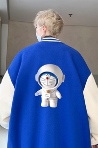 摇粒绒棒球服男大码开衫卫衣男夹克 BF86233-P65图片