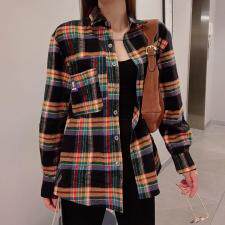 2021年春季格子衬衫新品，女装衬衫，尚映