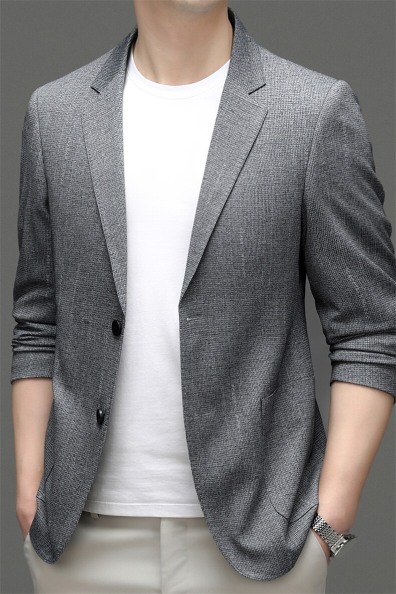 M5551-1钱塘2020-3春夏新款男士商务休闲西服简约百搭外套P135,男装西服,钱塘207-3