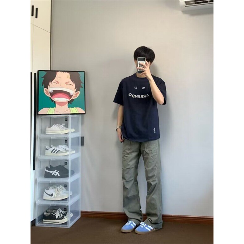 短袖POLO衫男士夏季新款潮牌撞色翻领T恤韩版修身痞帅半截袖上衣,男装T恤,星座506A