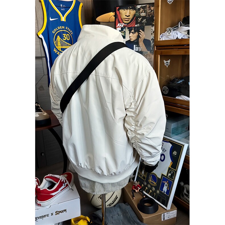 【网图慎用】春季新款短款飞行员夹克潮牌立领5Q4040-TP3568,男装夹克,电商A102