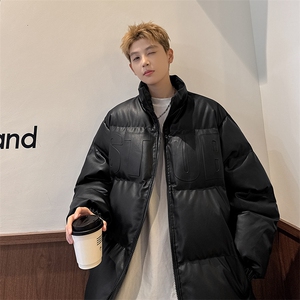 冬季 立领pu皮衣 羽绒棉服 男外套 M2881钢印 P85 直播图片