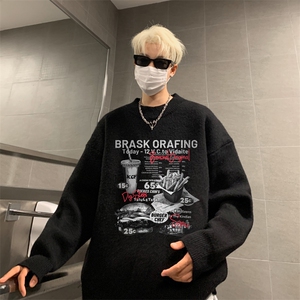 高质量！秋冬季半高领毛衣男加绒加厚线衣男针织衫男MY235-特p38
